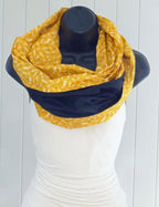 Foulard multifonction - Jaune à Fougères