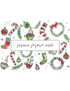 Carte de noël - Joyeux Joyeux Noël